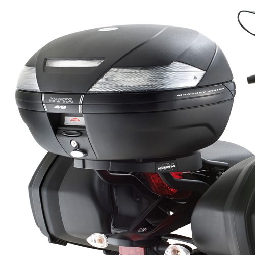 Kappa KM9A – Piastra Universale In Alluminio Per Borsello Da Gamba Moto Kappa, Nero