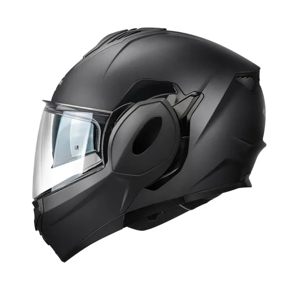 KV55 MAT BLACK preklopna kaciga