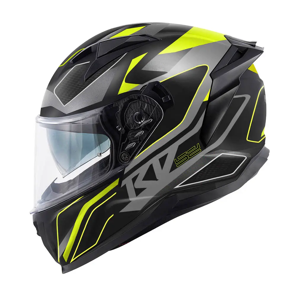 Kaciga Kappa KV52 ATLANTIC Black/Yellow MOTO SAN KV52 crno žuta kaciga