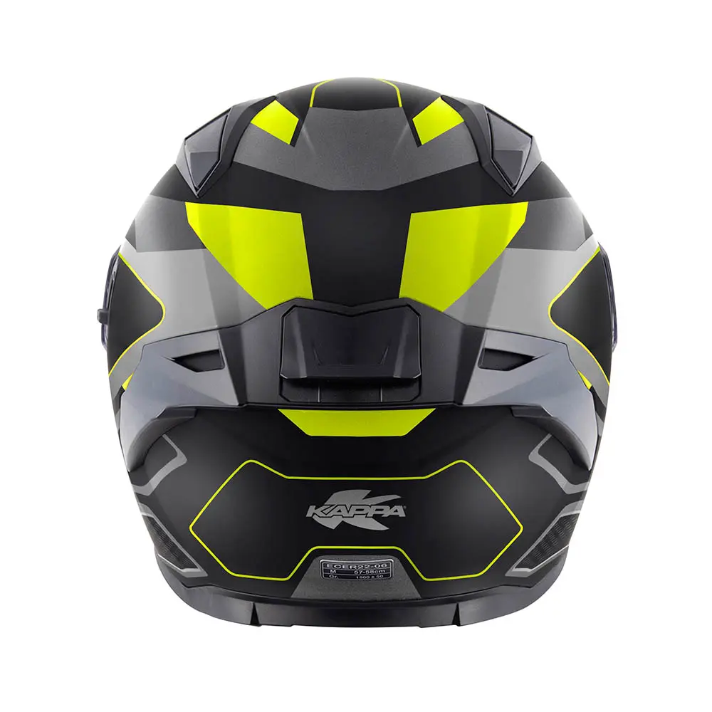 Kaciga Kappa KV52 ATLANTIC Black/Yellow MOTO SAN Kaciga Kappa KV52 ATLANTIC Black/Yellow - Slika 4